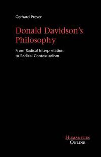 Cover image for Donald Davidson's Philosophy