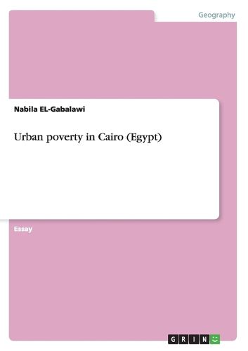 Urban poverty in Cairo (Egypt)