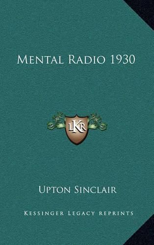 Cover image for Mental Radio 1930