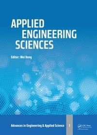 Cover image for Applied Engineering Sciences: Proceedings of the 2014 AASRI International Conference on Applied Engineering Sciences, Hollywood, LA, USA