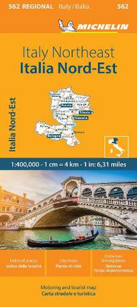 Cover image for Italy Northeast - Michelin Regional Map 562