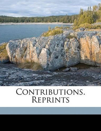 Cover image for Contributions. Reprints