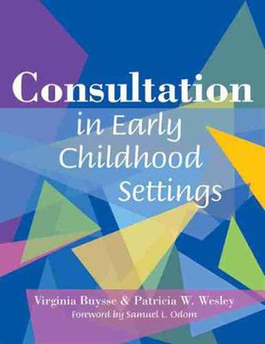 Cover image for Consultation in Early Childhood Settings