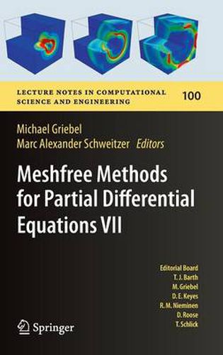 Cover image for Meshfree Methods for Partial Differential Equations VII