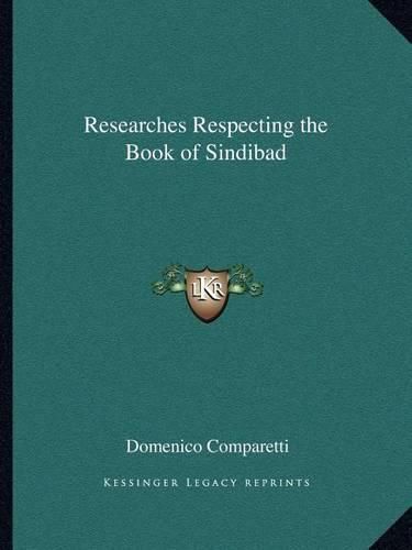 Researches Respecting the Book of Sindibad