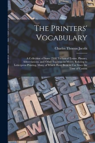 Cover image for The Printers' Vocabulary