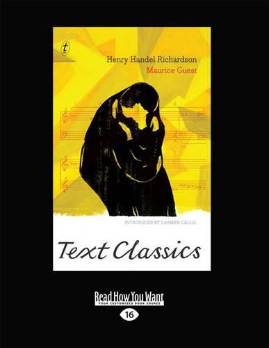 Cover image for Maurice Guest: Text Classics