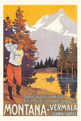 Vintage Journal Golfing in the Swiss Alps