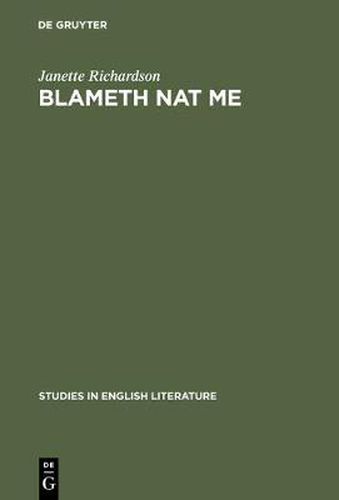 Cover image for Blameth nat me: A study of imagery in Chaucer's fabliaux