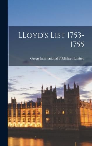 Cover image for LLoyd's List 1753-1755
