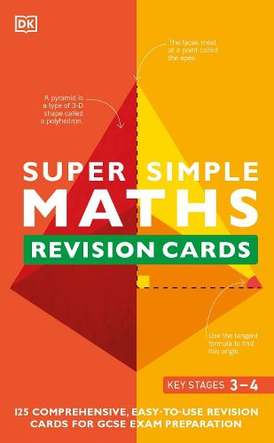 Cover image for Super Simple Maths Revision Cards Key Stages 3 And 4