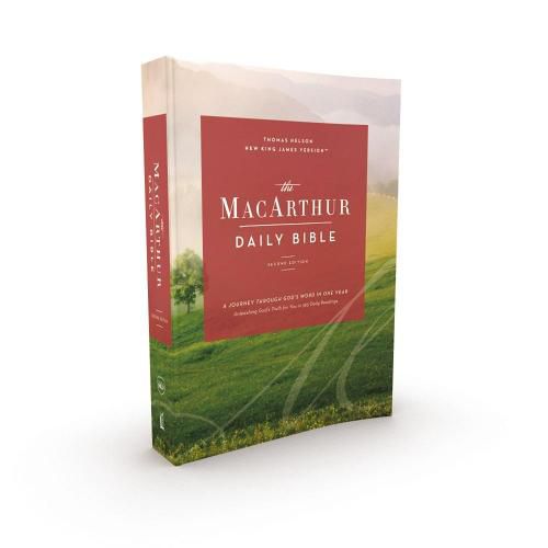 Cover image for The NKJV, MacArthur Daily Bible, 2nd Edition, Paperback, Comfort Print: A Journey Through God's Word in One Year
