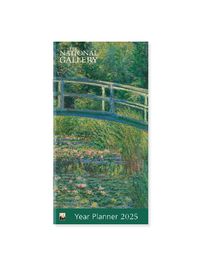 Cover image for National Gallery: Monet, The Water-Lily Pond 2025 Year Planner - Month to View