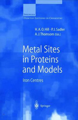 Cover image for Metal Sites in Proteins and Models: Iron Centres