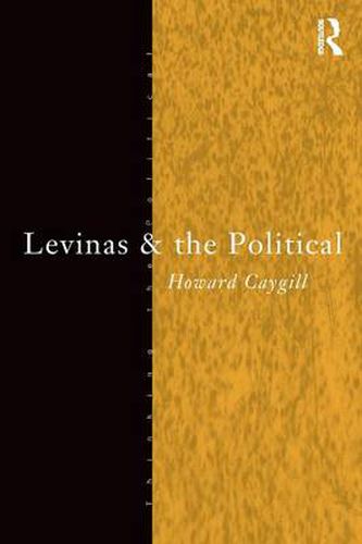 Cover image for Levinas and the Political