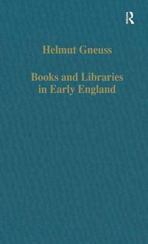 Cover image for Books and Libraries in Early England