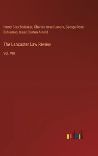 Cover image for The Lancaster Law Review