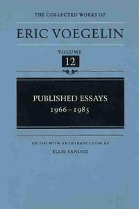 Cover image for Published Essays, 1966-1985 (CW12)