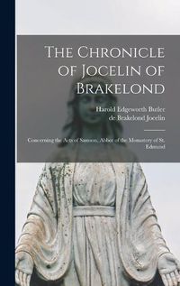 Cover image for The Chronicle of Jocelin of Brakelond