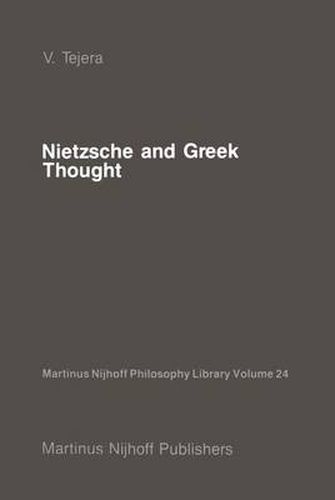 Cover image for Nietzsche and Greek Thought