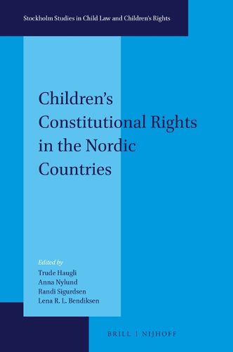 Cover image for Children's Constitutional Rights in the Nordic Countries