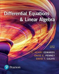 Cover image for Differential Equations and Linear Algebra