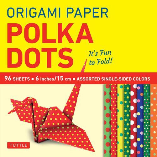 Cover image for Origami Paper 96 sheets - Polka Dots 6 inch (15 cm)