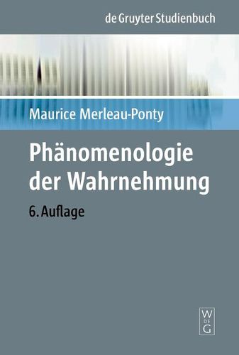 Phanomenologie Der Wahrnehmung