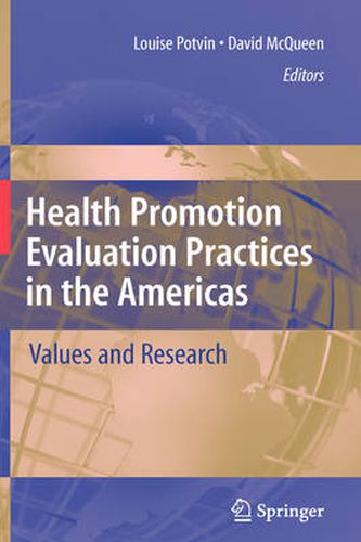 Cover image for Health Promotion Evaluation Practices in the Americas: Values and Research