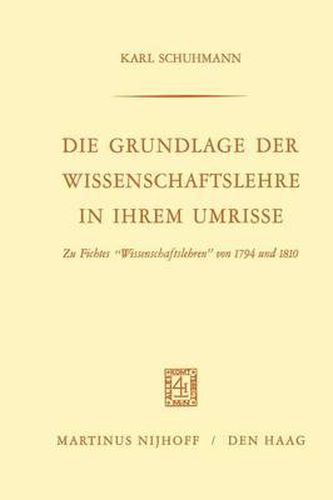 Temporary Title 19991103: Zu Fichtes "Wissenschaftslehren' Von 1794 Und 1810