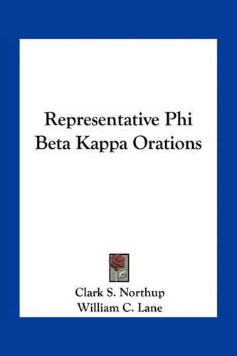 Representative Phi Beta Kappa Orations