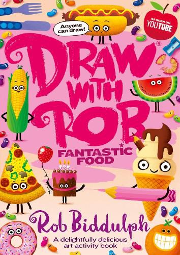 Cover image for Draw With Rob: Fantastic Food