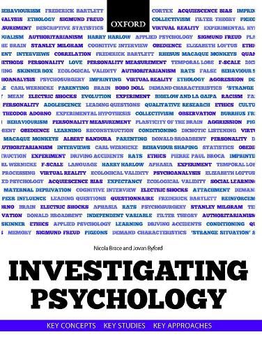 Cover image for Investigating Psychology: Key concepts, key studies, key approaches