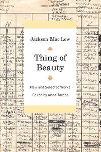 Cover image for Thing of Beauty: New and Selected Works