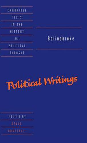Cover image for Bolingbroke: Political Writings
