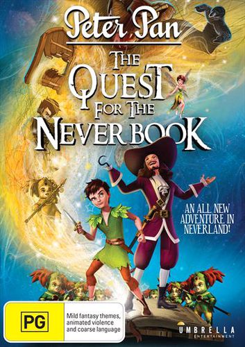 Peter Pan The Quest For The Never Book Dvd