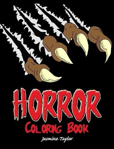 Cover image for Horror Coloring Book