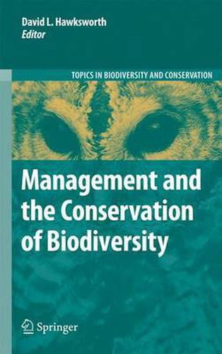 Cover image for Management and the Conservation of Biodiversity