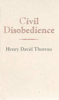 Cover image for Civil Disobedience