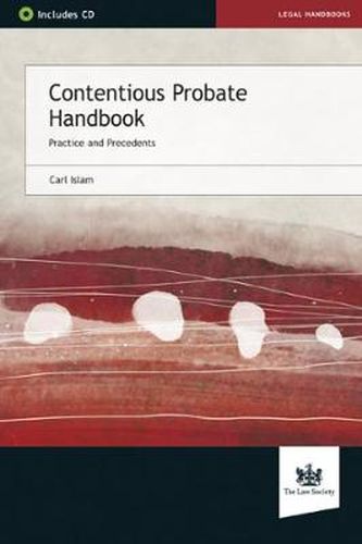 Cover image for Contentious Probate Handbook