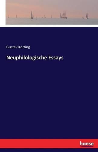 Cover image for Neuphilologische Essays