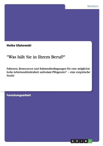 Cover image for Was Halt Sie in Ihrem Beruf?