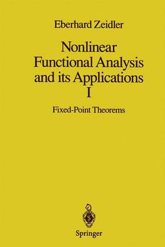 Cover image for Nonlinear Functional Analysis and its Applications: I: Fixed-Point Theorems