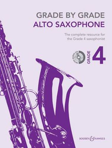 Cover image for Grade by Grade - Alto Saxophone: Grade 4