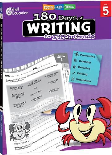Cover image for 180 Days of Writing for Fifth Grade: Practice, Assess, Diagnose