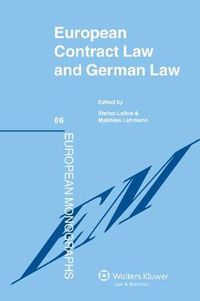 Cover image for European Contract Law and German Law