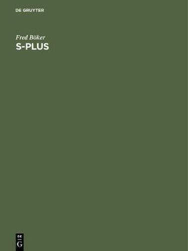 Cover image for S-Plus