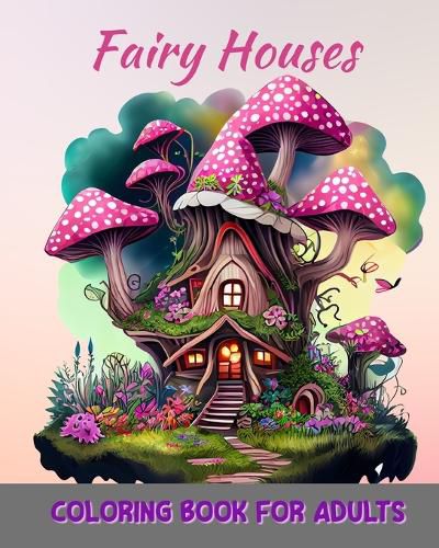 Cover image for Magical Fairy Houses Coloring Book for Adults