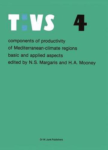 Cover image for Components of Productivity of Mediterranean- Climate Regions: Proceedings of the International Symposium on Photosynthesis, Primary Production and Biomass Utilization in Mediterranean-type Ecosystems, Held in Kassandra, Greece, September 13-15, 1980