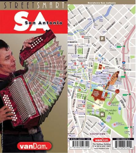 Cover image for Streetsmart San Antonio Map by Vandam